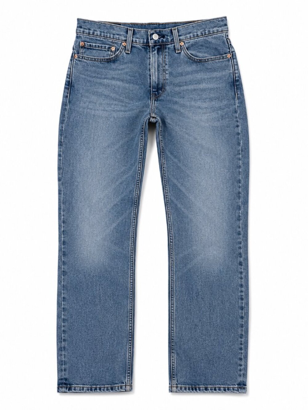 Levi’s 511 Slim Jeans Raw Hem Light Wash Stretch Denim 34x30